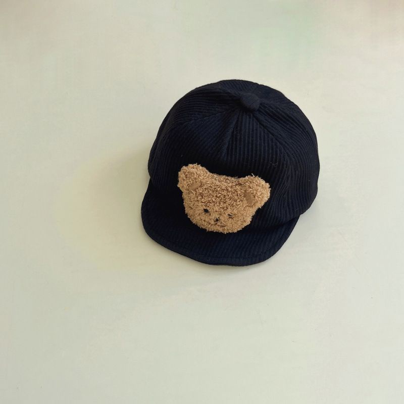 COD - topi anak usia 1-3 tahun import premium motif SALUR BEAR lucu / topi bayi unisex kekinian