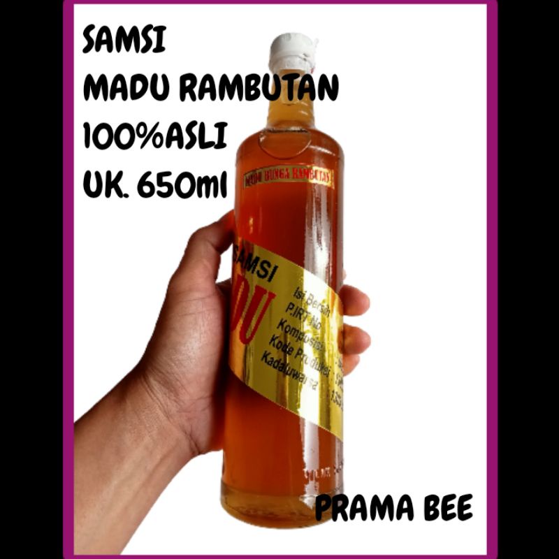 

SAMSI MADU RAMBUTAN ( Raw honey ) UK. 650ml