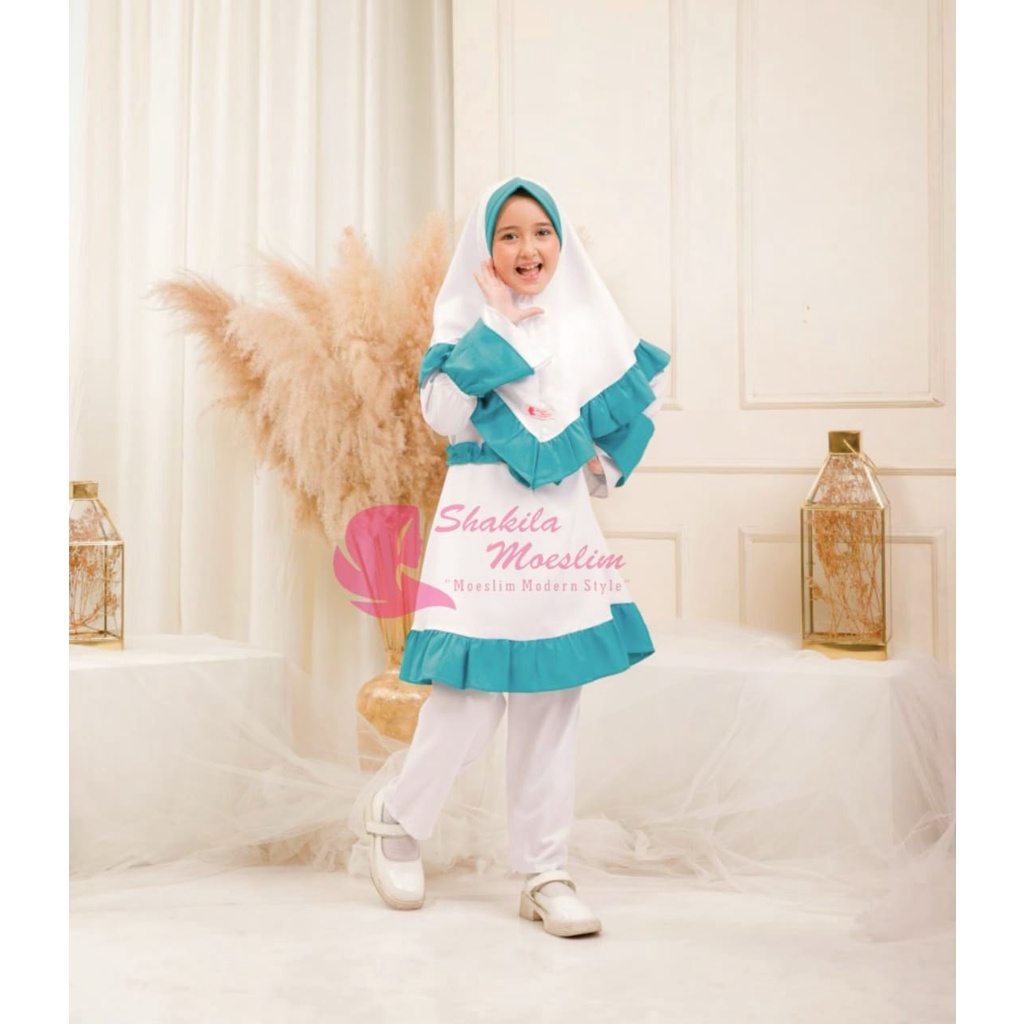 Baju Setelan Anak Putih Baju Manasik Baju Seragam Gamis Anak Perempuan Gamis Anak Warna Putih Anak 1-10 Tahun Gamis Putih Manasik Haji Anak Gamis Manasik Anak Putih Set Jilbab Gamis Putih Anak  Perempuan Umur 11 12 Tahun Tanggung Remaja