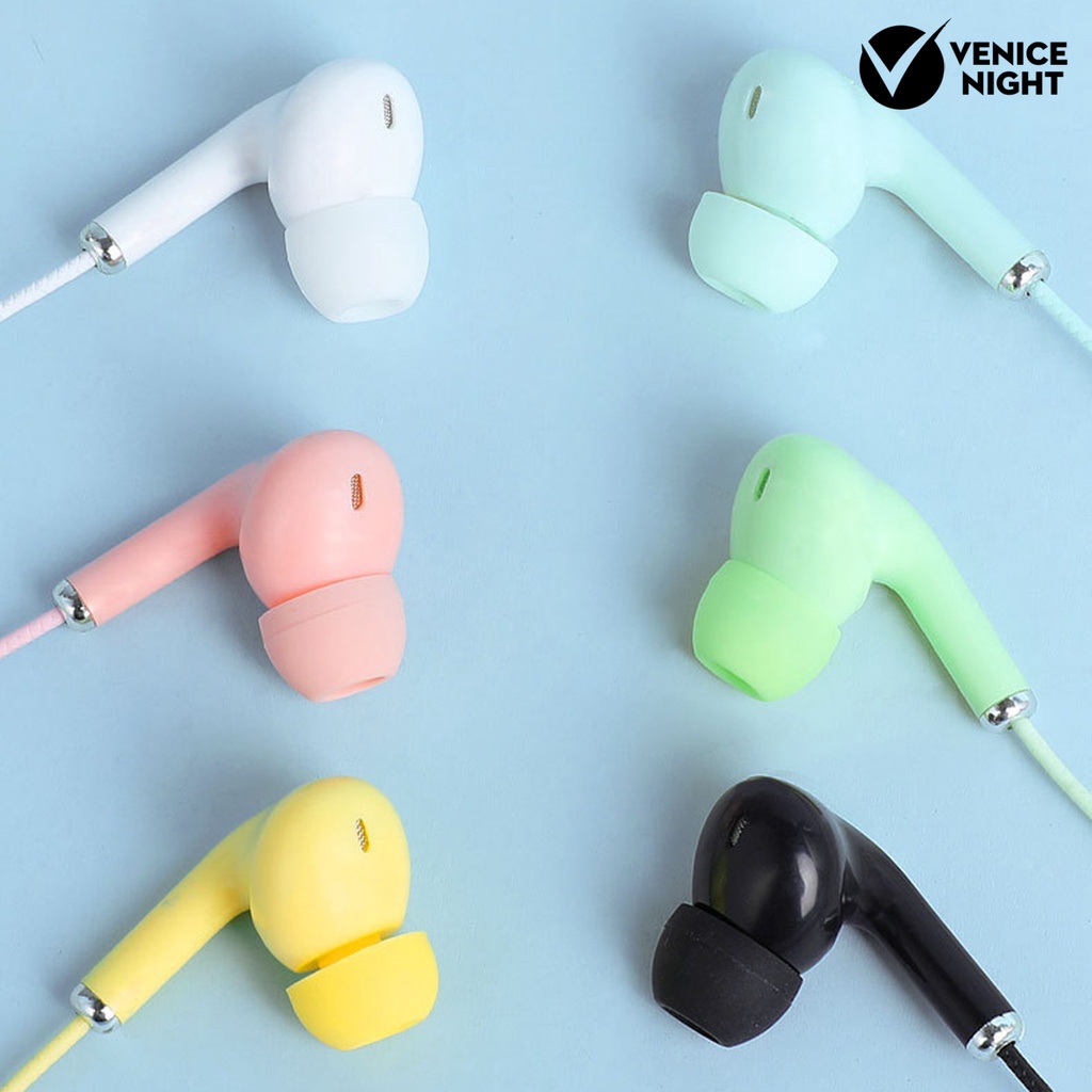 (VNEP) (Berkabel) Q3 3.5mm Plug Heavy Bass In-ear Earphone Earbuds untuk Telepon