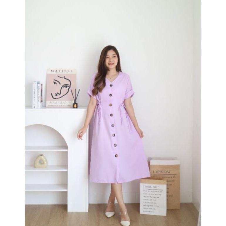 PRODUK- DRES TRIVIA DRES KONDANGAN DRES KEKINIAN DRES KOREAN DRES KASUAL PAKAIAN WANITA DEWASA DRES 