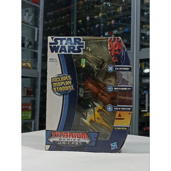 Figure Hasbro Star Wars Ship Titanium Series Mainan Toys