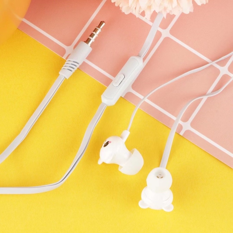 [ KI 356 ] Headset Earphone Lovely earphone PANDA /Earphone Karakter panda CUTE