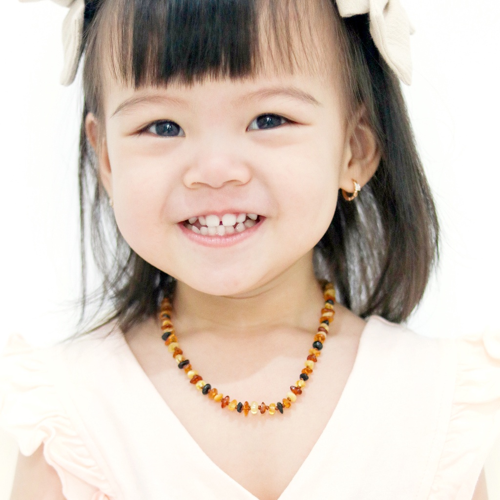 Kalung amber bayi &amp; anak by Carlis Baby. Multicolour Chips CH1/CH2/CH3