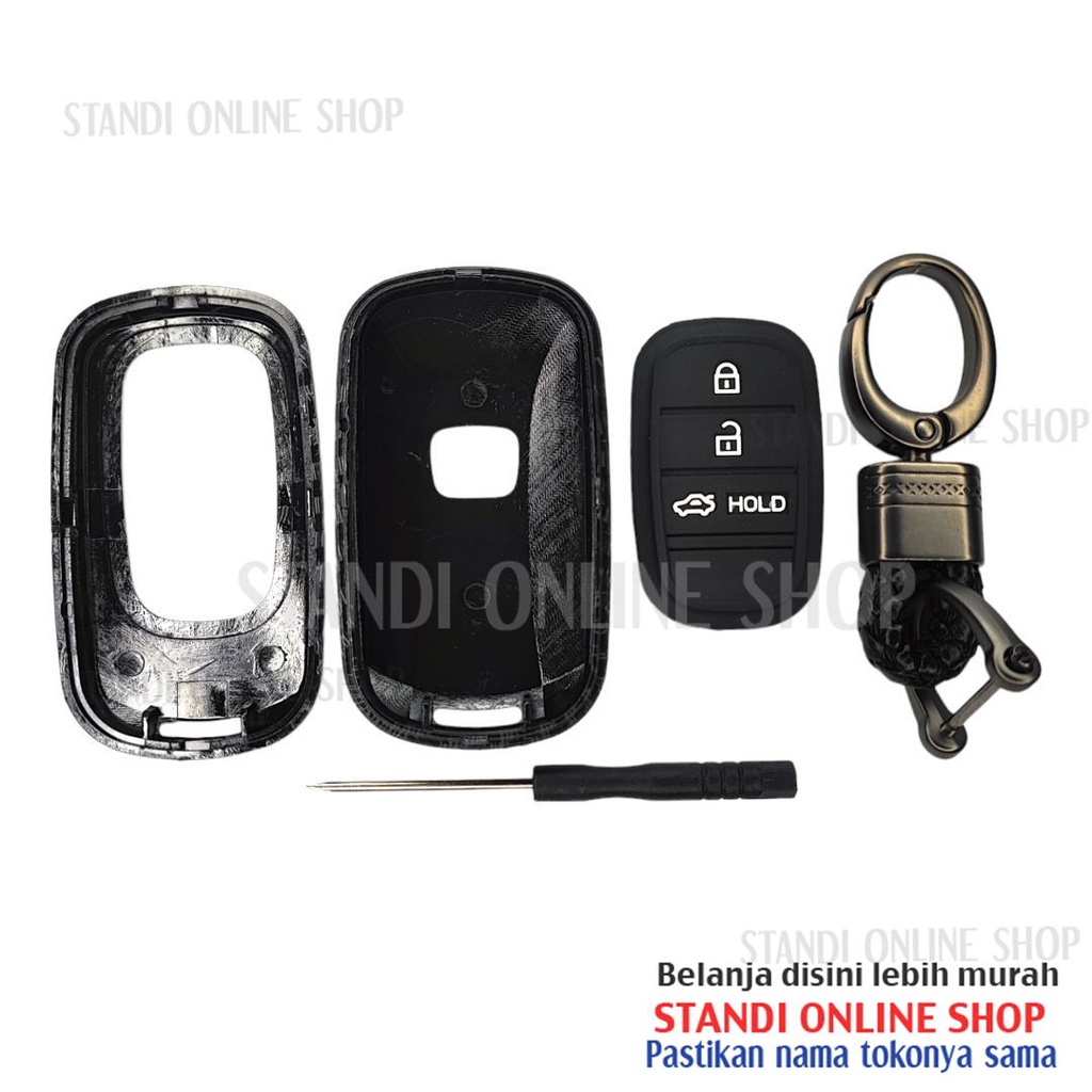 Cover Smartkey Sarung Kunci Carbon Smartkey All New Honda HRV City