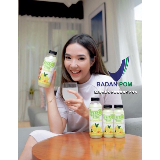 READY‼️(BPOM ) Lemovita Sari lemon Murni 100% Mengandung Collagen &amp; bisa Melangsingkan Berat Badan