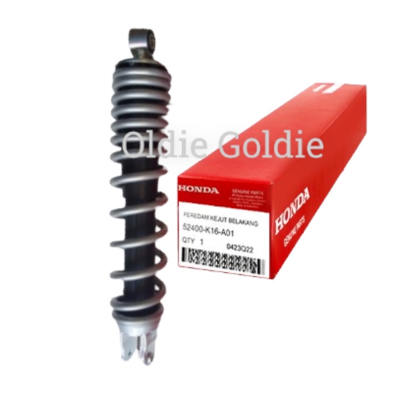 52400-K16-A01 Shock Belakang Scoopy Fi & eSP 2012 - 2016 Silver AHM