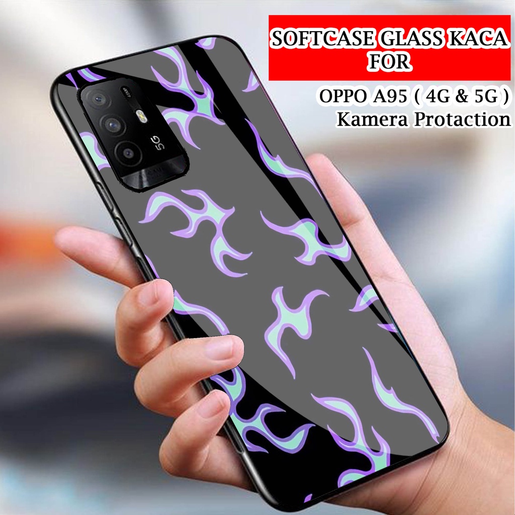 Softcase Kaca For OPPO A95 (4G) & OPPO A95 (5G) - OPPO A95 (4G) & OPPO A95 (5G) [T68].