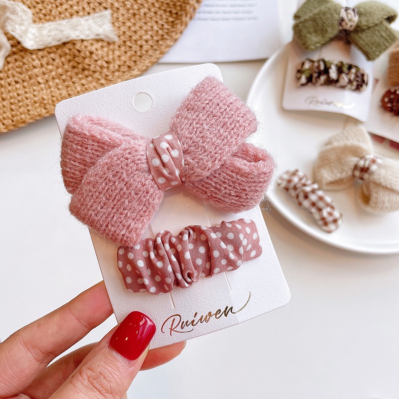 Caliloops Set Jepit Clip Rambut Anak Perempuan Korea Pita Grizelle
