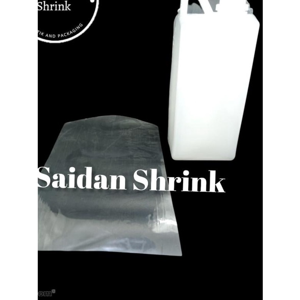 

Plastik Segel atau PVC Shrink Jerigen 1L Tinggi