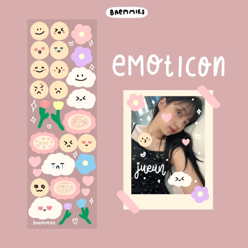 

Emoticon deco sticker