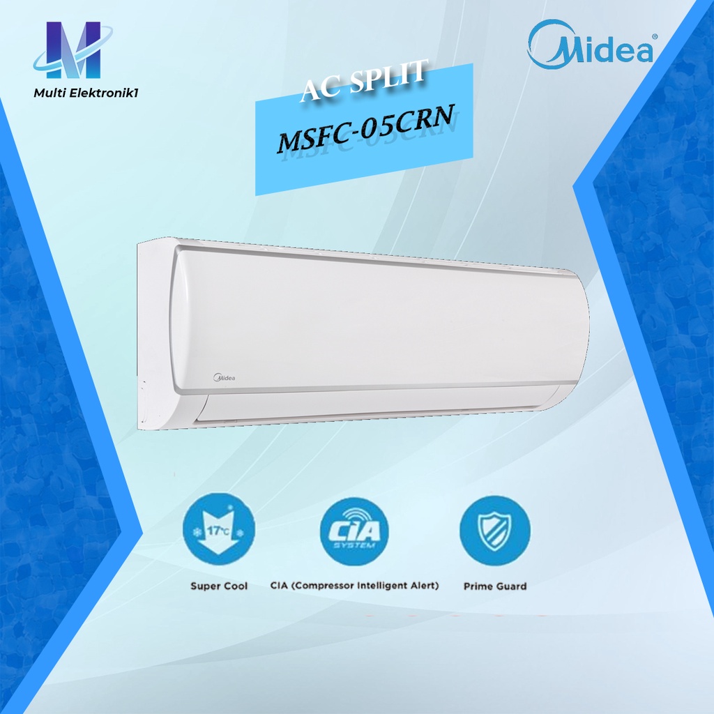 AC MIDEA 1/2 PK STANDART SERIES MSFC-05CRN
