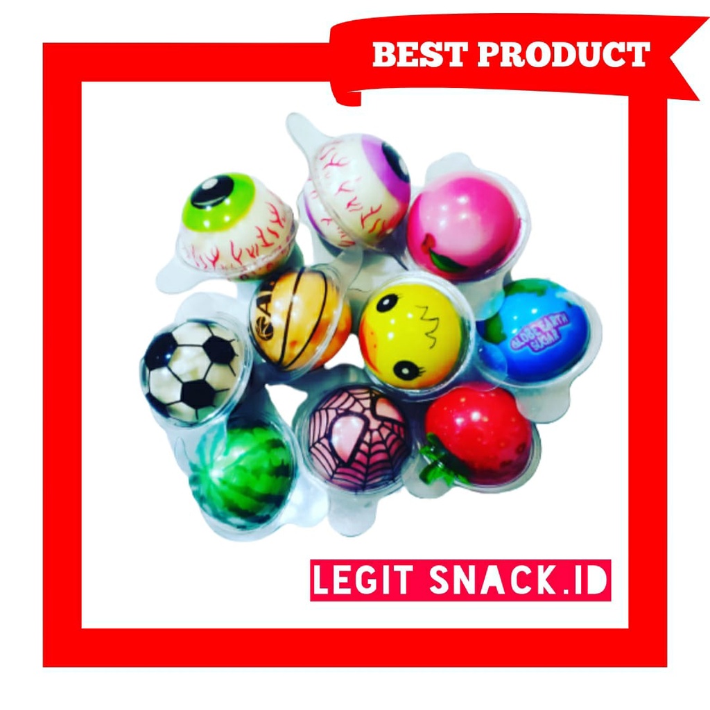 

Permen Jelly Bola / Fruit Jelly Bentuk Planet Gummy Candy 25 Pcs