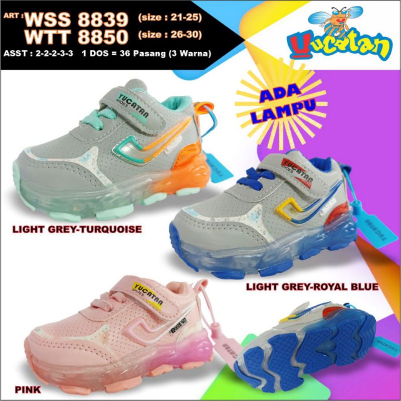 Sepatu Anak LED Yucatan WSS8839