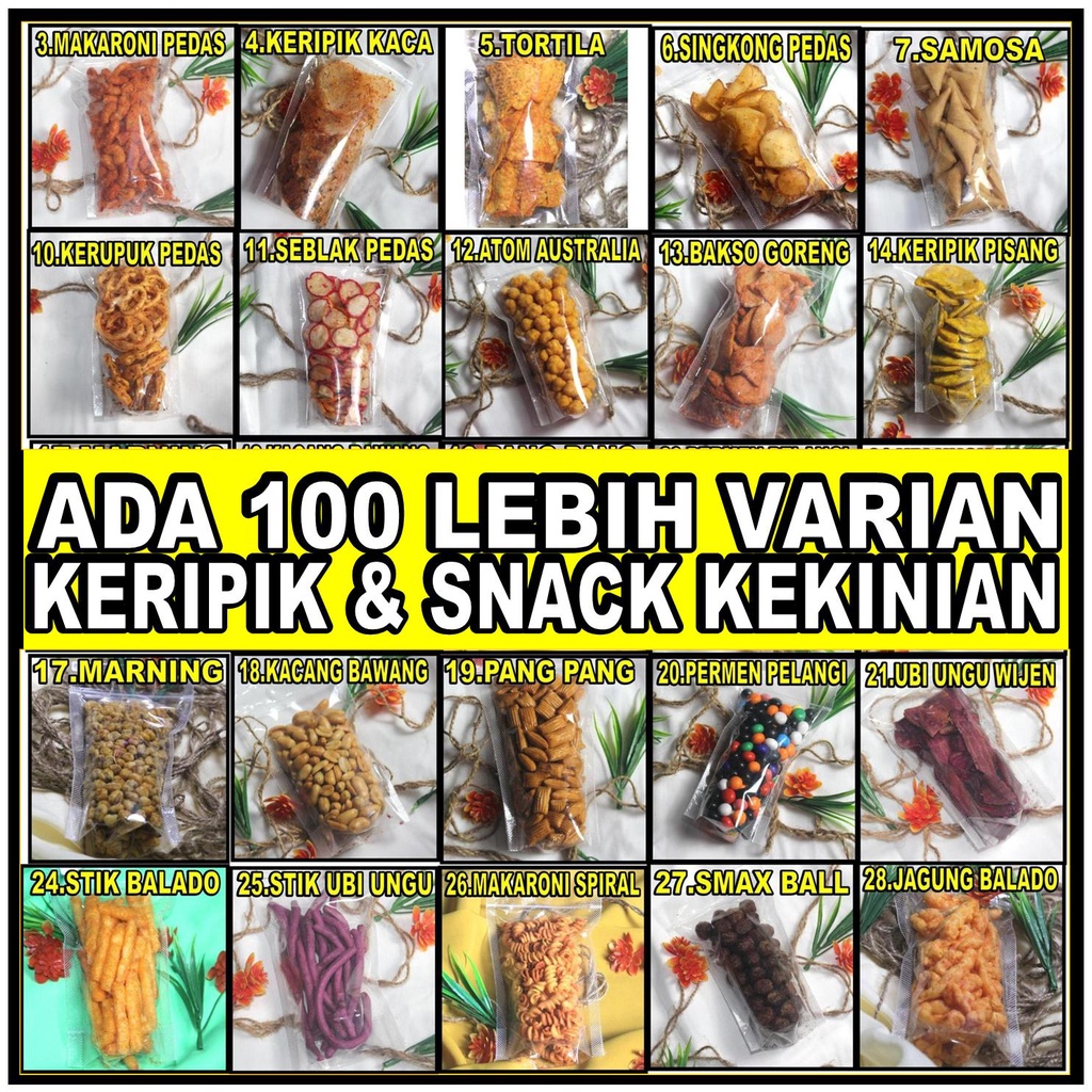 

PROMO MURAH KERIPIK SINGKONG SERUT PEDAS 1KG 500GR 200 GR 100 GR 50 GR BASRENG PEDAS KERIPIK TEMPE MAKARONI PEDAS KERIPIK KACA TORTILA SINGKONG PEDAS SAMOSA MATA GARENG KERUPUK PEDAS SEBLAK PEDAS ATOM AUSTRALIA BAKSO GORENG BESAR KERIPIK PISANG DONAT MINI