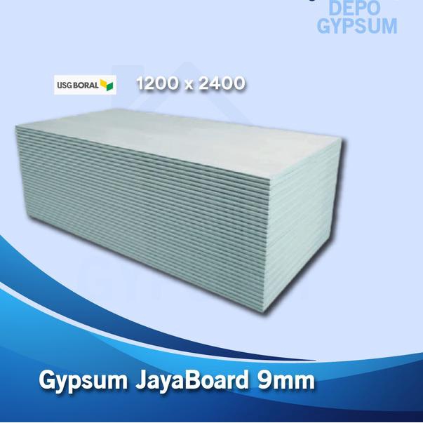 Jual Papan Gypsum Jayaboard 09mm 1200x2400 |Gipsum Jayaboard Tebal 9mm ...