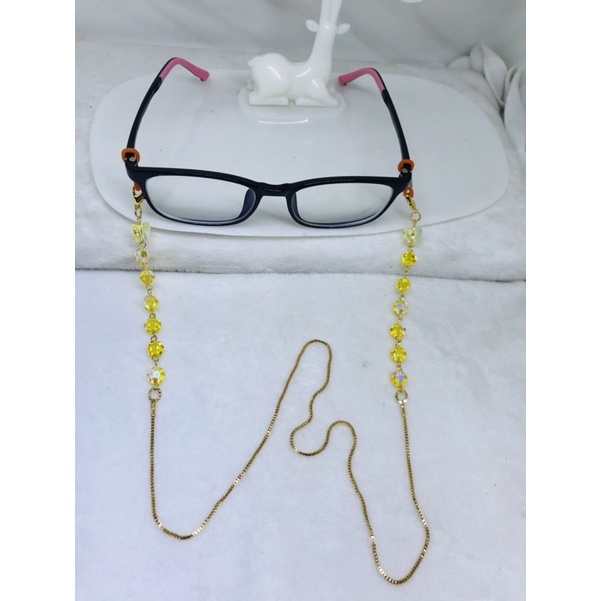 Tali masker Rantai Titanium Swarovski Original/tali masker lanyard Swarovski/tali kacamata