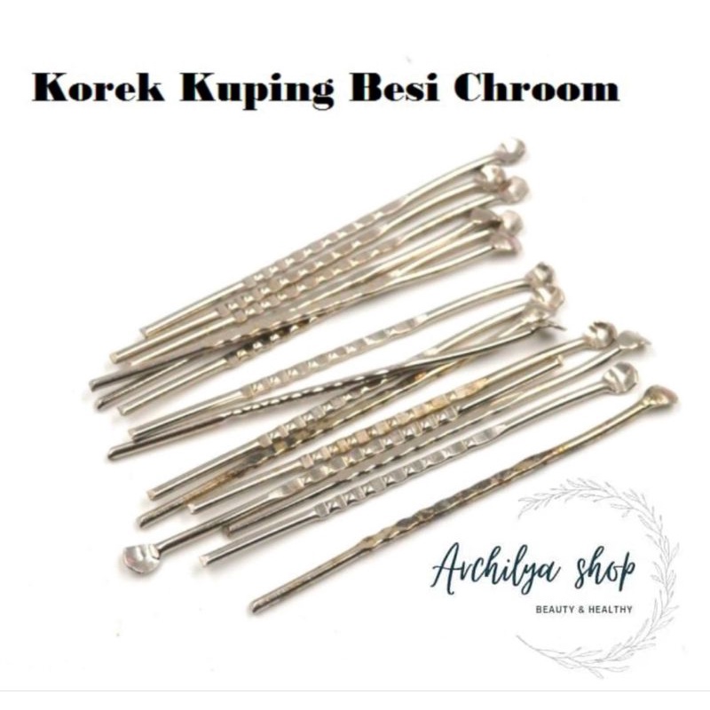 Korek Kuping Stainless Kecil Pembersih Telinga