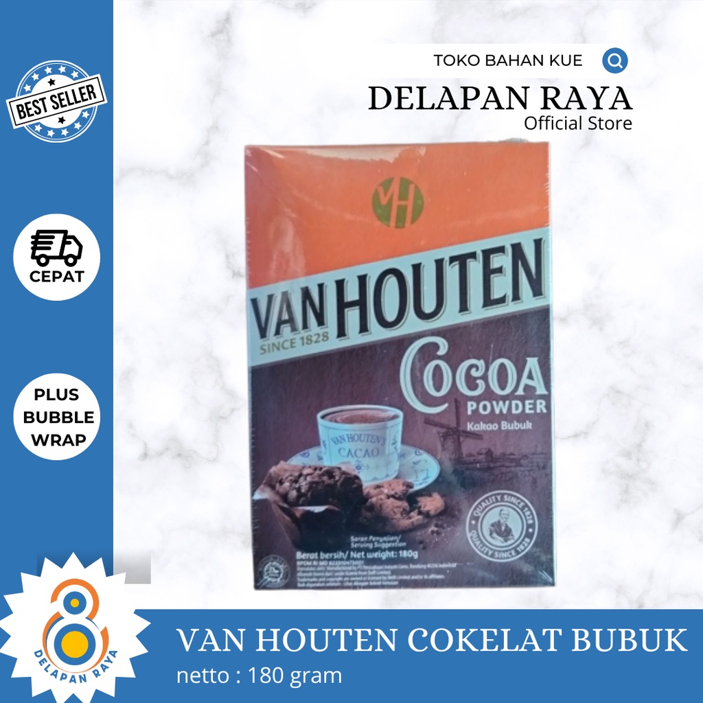 

VAN HOUTEN COKELAT BUBUK 165GR - 8Raya