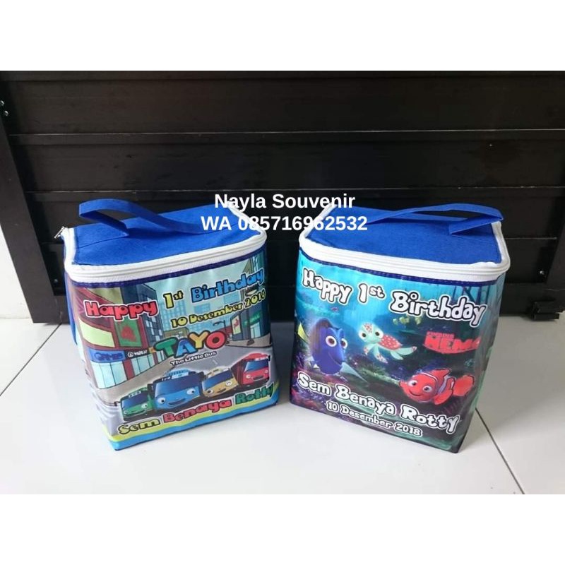 tas souvenir ultah model kubus desain suka-suka