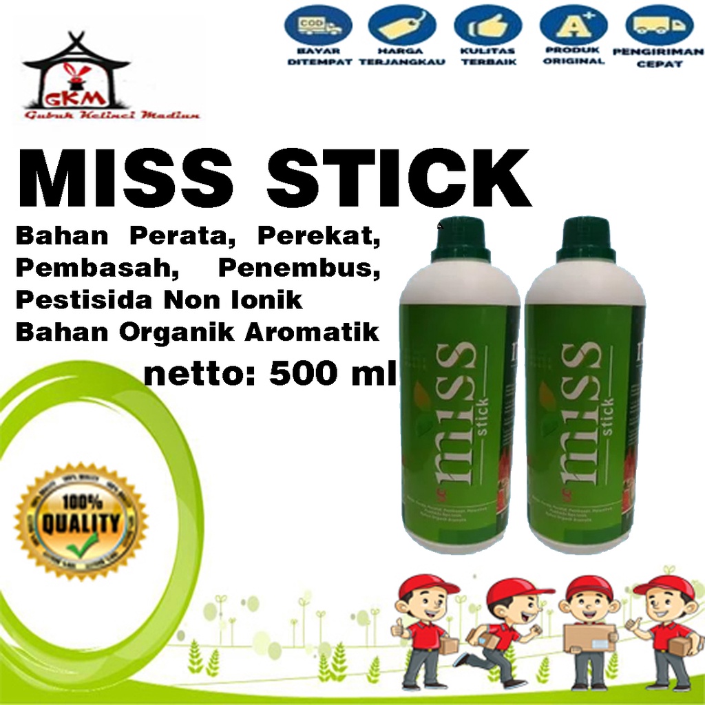 Miss Stick Bahan Perata, Perekat, Pembasah 500 ml