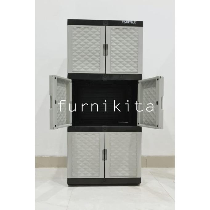 

JTR - LEMARI PLASTIK SERBAGUNA TABITHA MINI SUSUN 4 stock ready