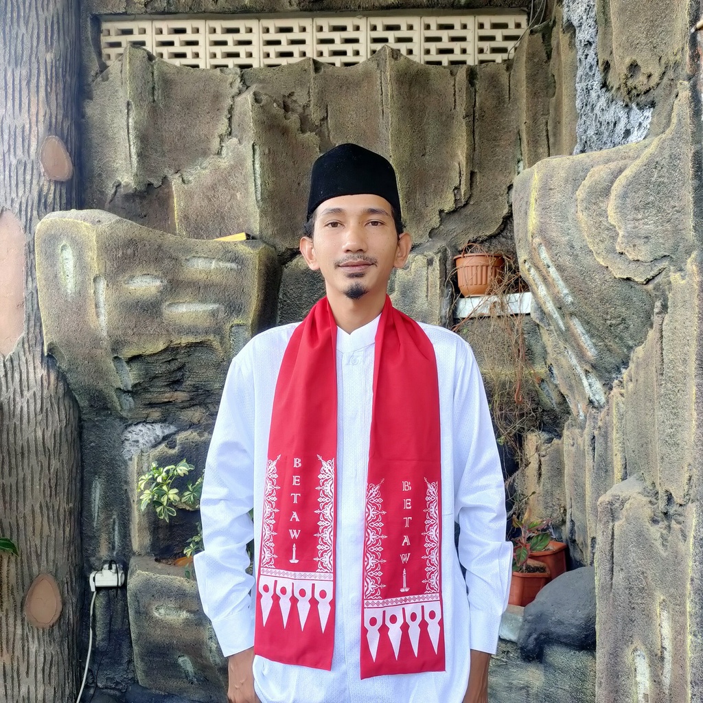 Selendang ondel ondel cukin syall betawi / Cukin Betawi / Syall Betawi / Cukin Ondel Ondel