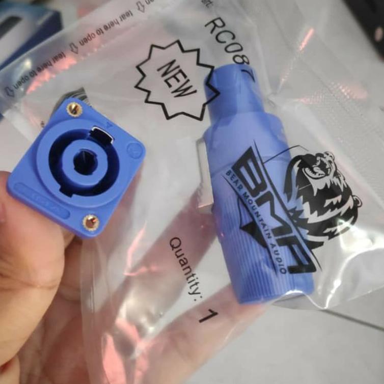 Miliki Sekarang.. satu set jack jek speakon BMA dan socket soket spikon BMA original AZM