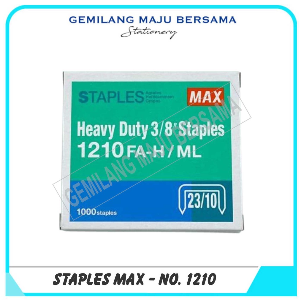 

Isi Staples Max No 1210