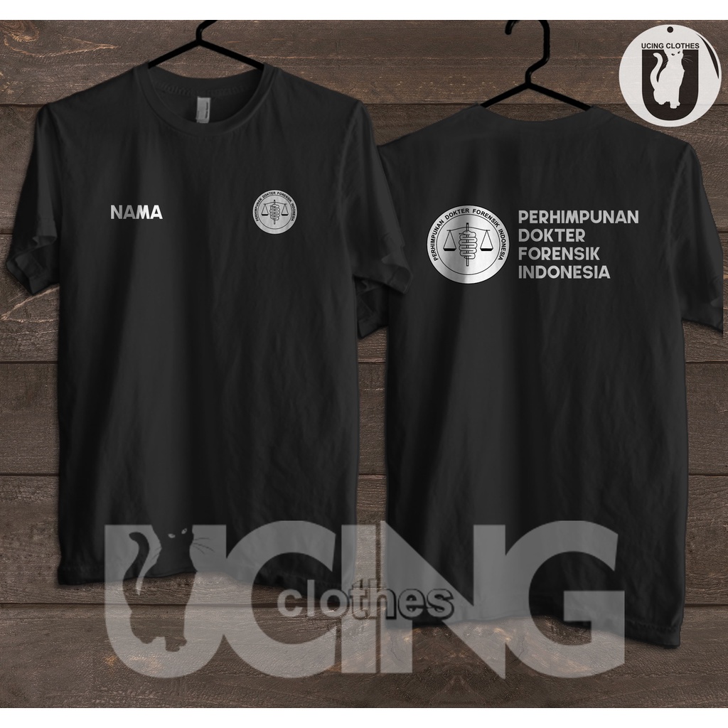 Kaos Baju PDFI Perhimpunan Dokter Forensik Indonesia Gratis Nama Kaos Distro Kesehatan