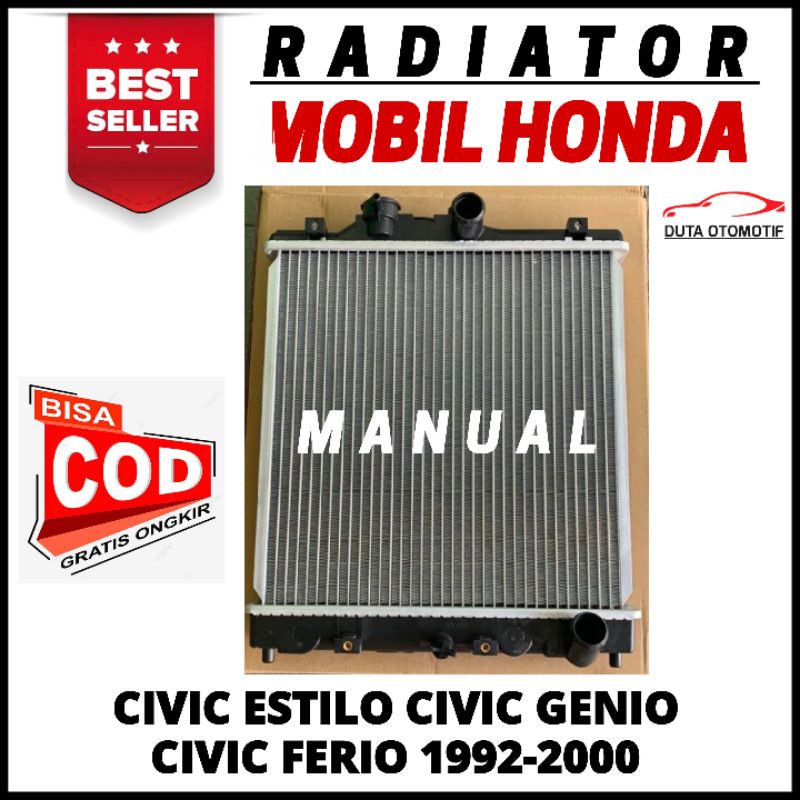 Radiator Civic Genio, Estilo, Ferio 1992-2000 Manual