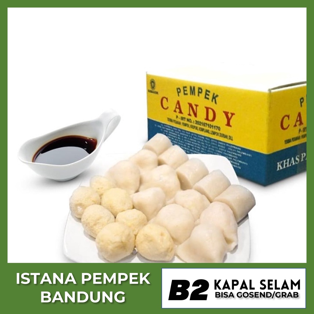 Pempek Candy Palembang Paket B2 Kapal Selam dan campur