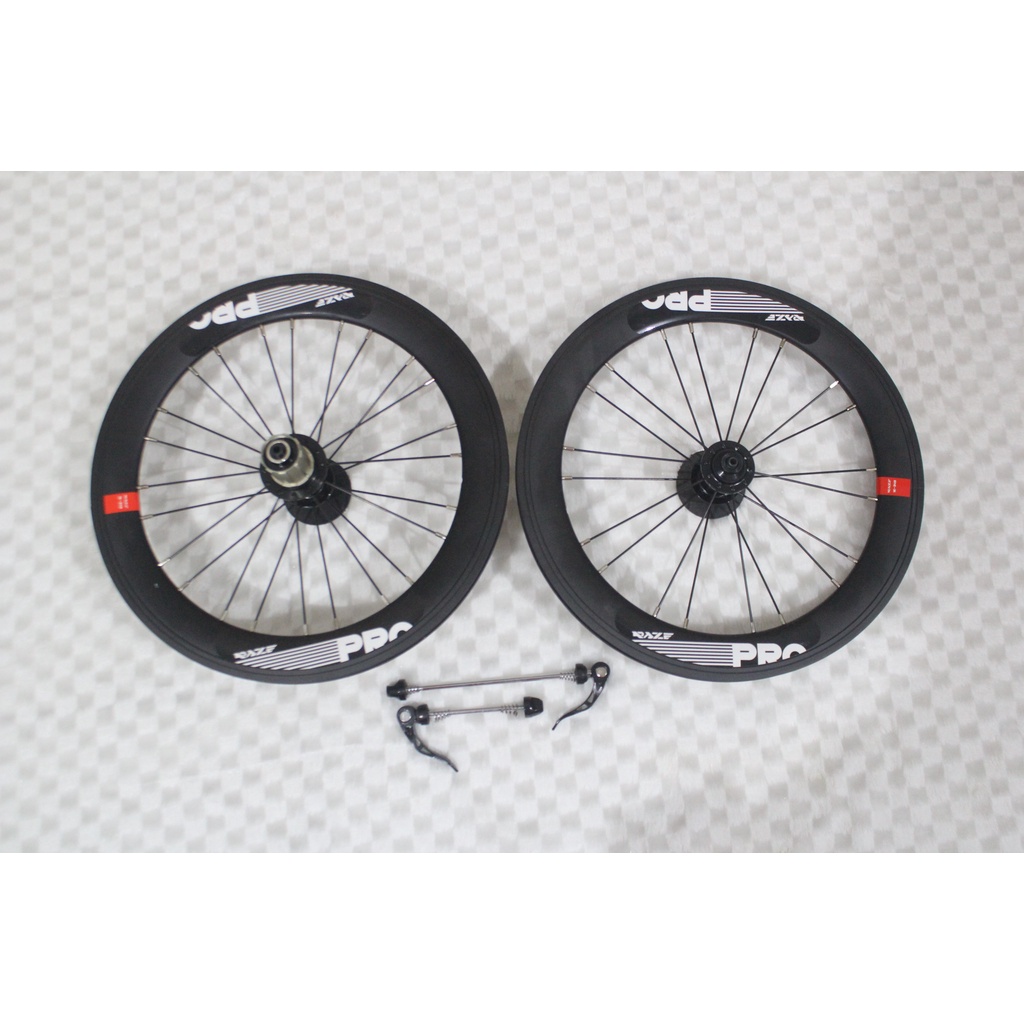 wheelset sepeda lipat raze pro 16 x 1 3/8 Discbrake 16 x 1 3 per 8 16+ Disc brake