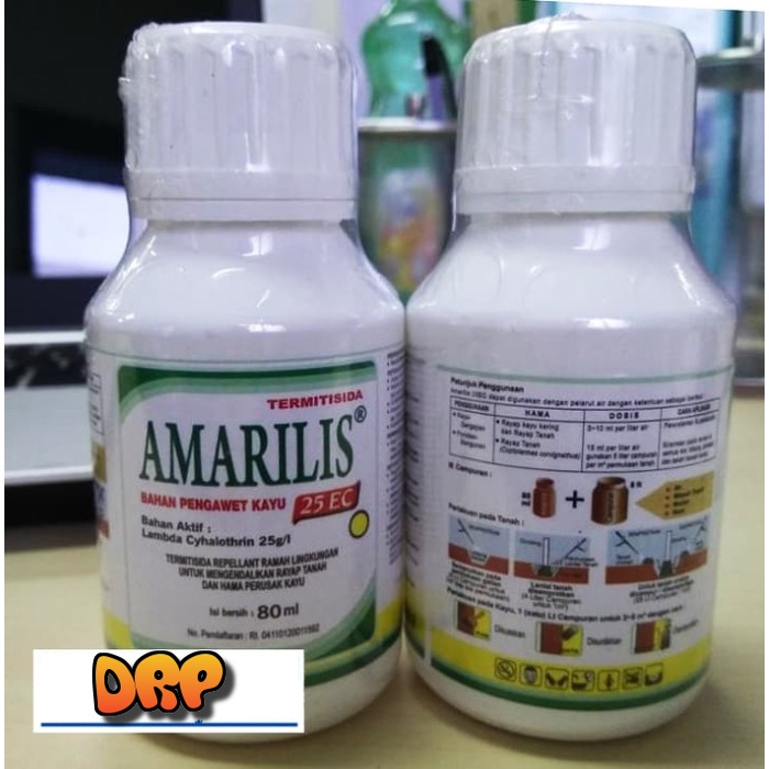 Obat pembasmi Anti Rayap Bahan Pengawet Kayu 80 ml AMARILIS 25EC