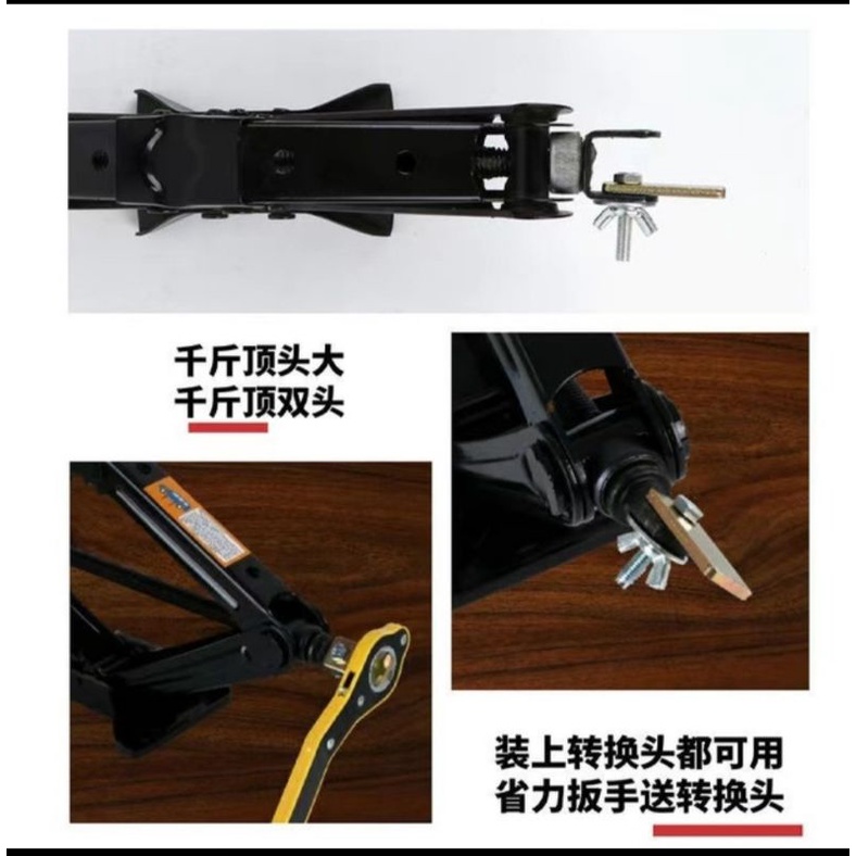 1Pc Auto Labor-saving Jack Ratchet Wrench Scissor Garage Tire Wheel Lug Handle Labor-saving for Car Suv