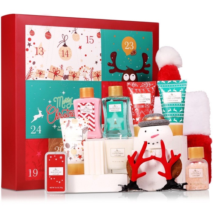 Body & Earth Christmas Bath Gift Box 12 pcs Imported Singapore