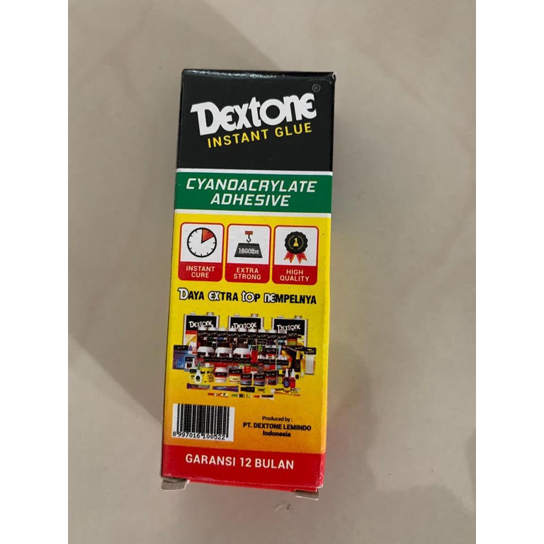 

LEM DEXTONE INSTAN GLUE POWER GLUE 15 GRAM