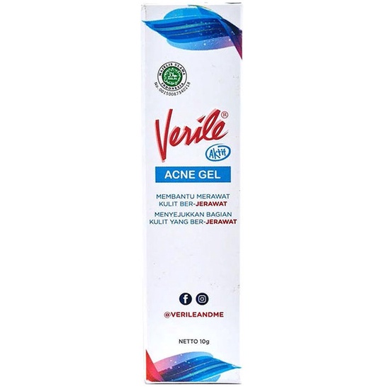 Verile acne gel 10 gr / salep jerawat