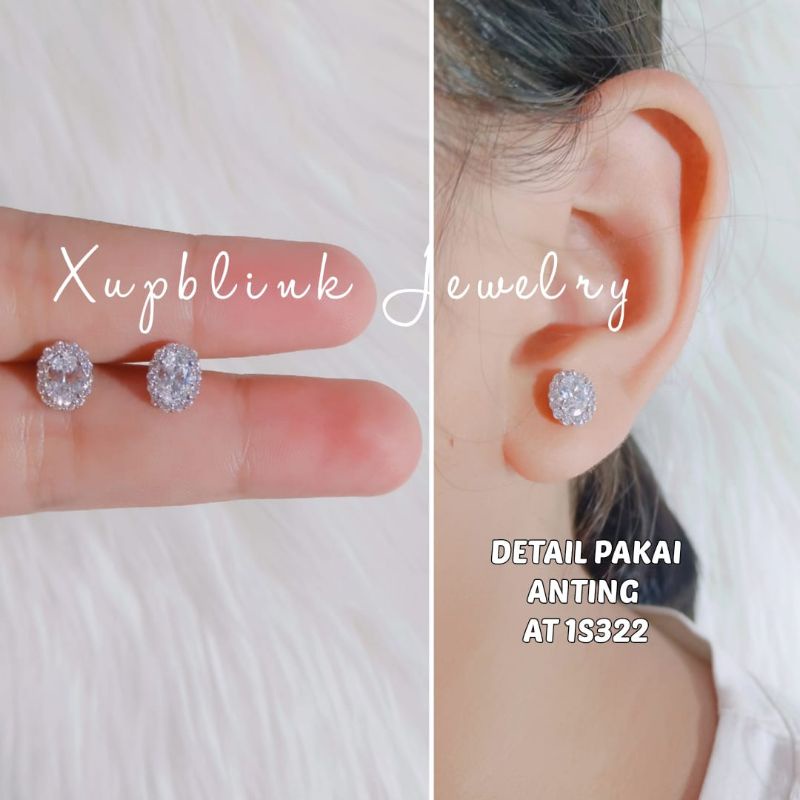 Anting Giwang Titanium Wanita Xupblink Jewelry