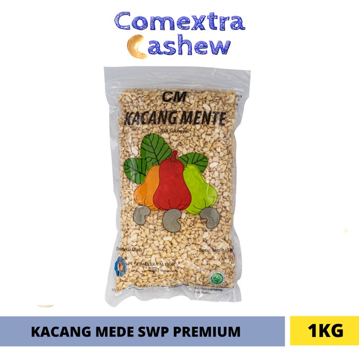 KACANG MEDE MENTAH PECAH SWP PREMIUM 1 KG - SULAWESI CASHEW METE