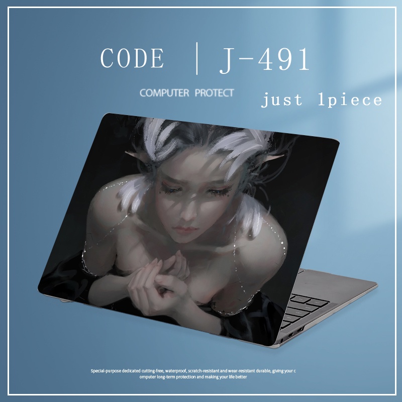 1pc Universal Bebas Potong COD Laptop Decals Colorful Komputer Decor Sticker Kulit Film Untuk Dell Lintang E5270 Lintang E6230 Inspiron 5401 5501Ins 15-7501 Full Cover Sticker