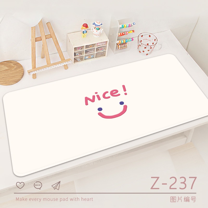 Mouse Pad Ukuran Besar 80 / 30cm Tebal Anti slip Motif Kartun