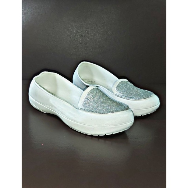 Sepatu Karet Wanita Q509 Slip On Jelly Shoes Empuk