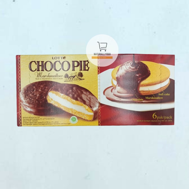 

Lotte Choco Pie Marshmallow 168gram isi 6 pcs Chocopie Coklat Marsmellow
