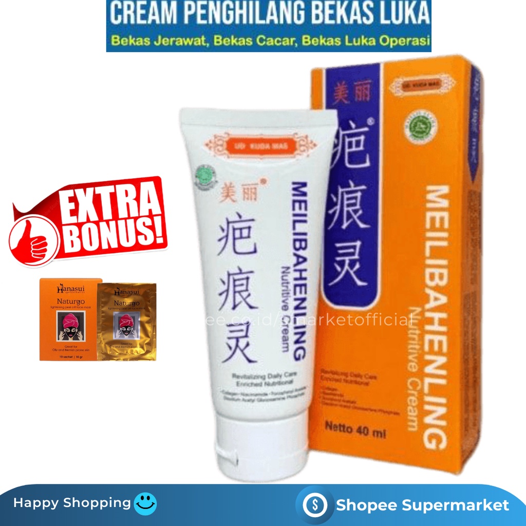 Meilibahenling original 100% Asli Nutritive Cream Penghilang Bekas Luka Bpom