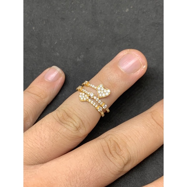 cincin emas asli kdr 700 model gold love