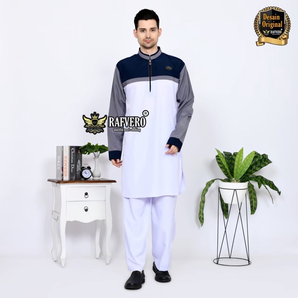Setelan Baju Koko Pria - Setelan Koko Pakistan Ajmal ORIGINAL RAFVERO