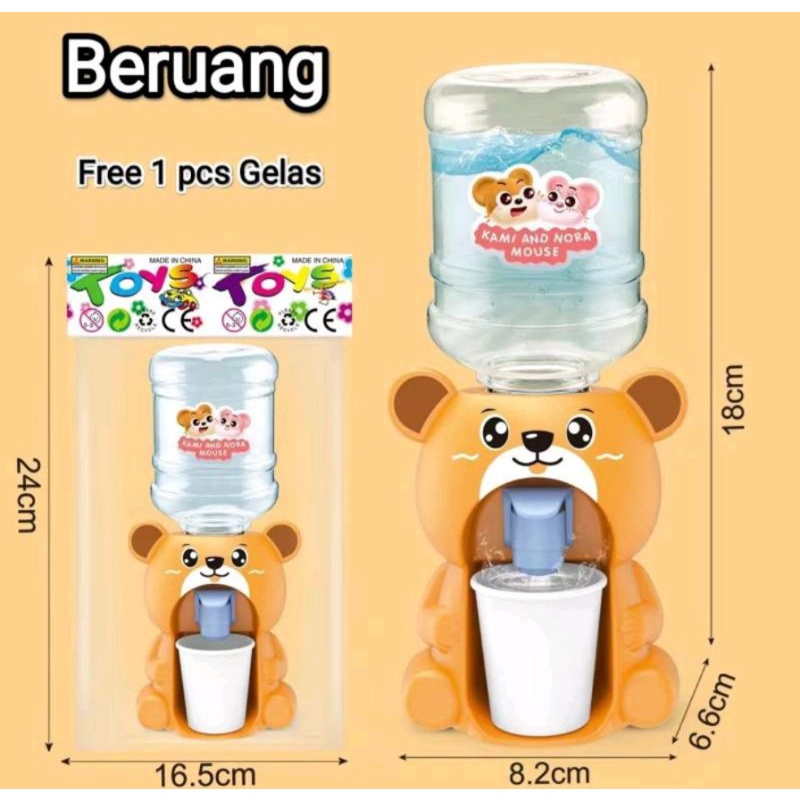 Dispenser Air Minum Mini Galon Portable Anak Air Minum Karakter