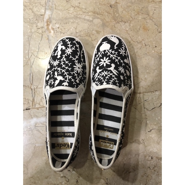 ORI KEDS X KATE SPADE TRIPLE DECK OTOMI BLACK SIZE 35