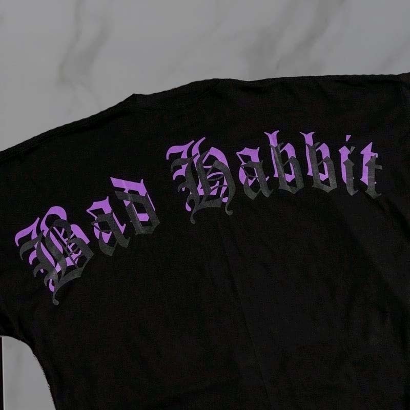 GSC - Baju KAOS OVERSIZE TRUTH VS LOVE / Kaos Oversize terbaru-bad font ungu